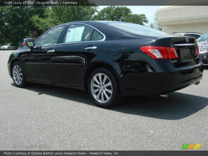 Obsidian Black / Cashmere 2008 Lexus ES 350
