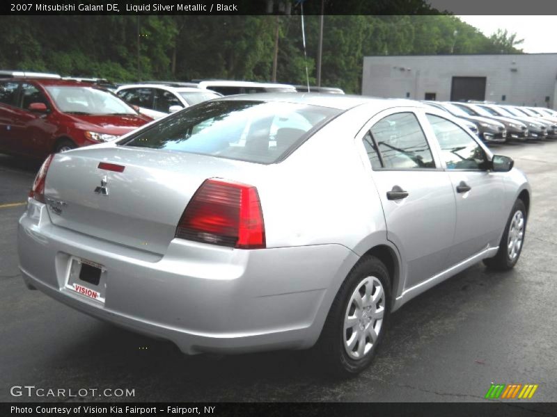 Liquid Silver Metallic / Black 2007 Mitsubishi Galant DE
