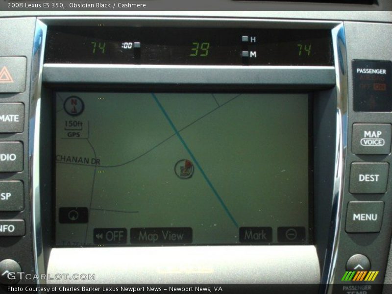Obsidian Black / Cashmere 2008 Lexus ES 350