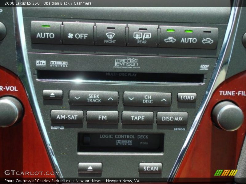 Obsidian Black / Cashmere 2008 Lexus ES 350