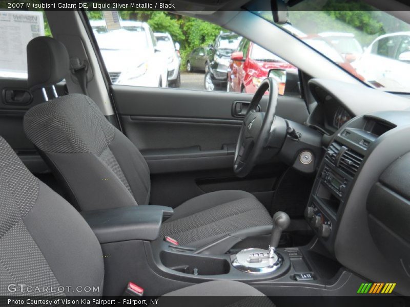 Liquid Silver Metallic / Black 2007 Mitsubishi Galant DE