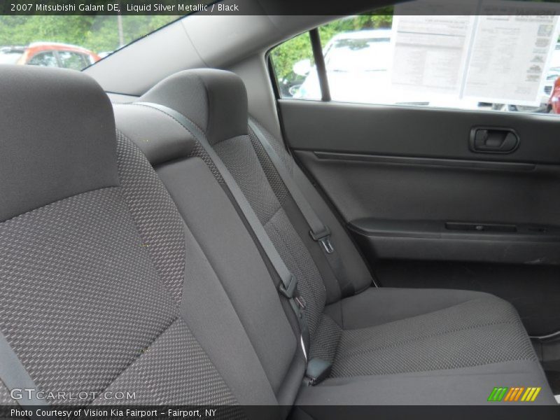 Liquid Silver Metallic / Black 2007 Mitsubishi Galant DE
