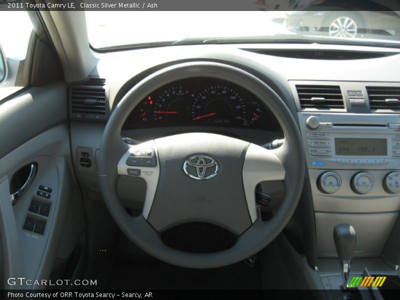 Classic Silver Metallic / Ash 2011 Toyota Camry LE