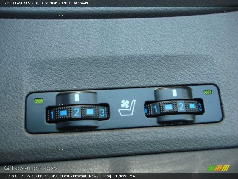 Obsidian Black / Cashmere 2008 Lexus ES 350