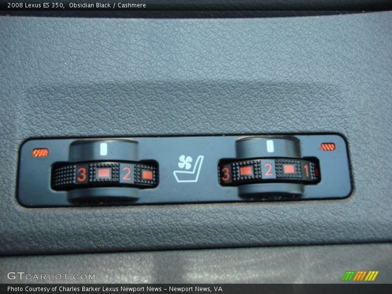 Obsidian Black / Cashmere 2008 Lexus ES 350
