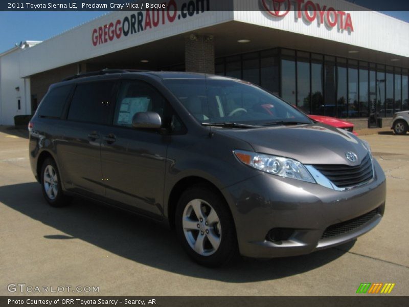 Predawn Gray Mica / Bisque 2011 Toyota Sienna LE