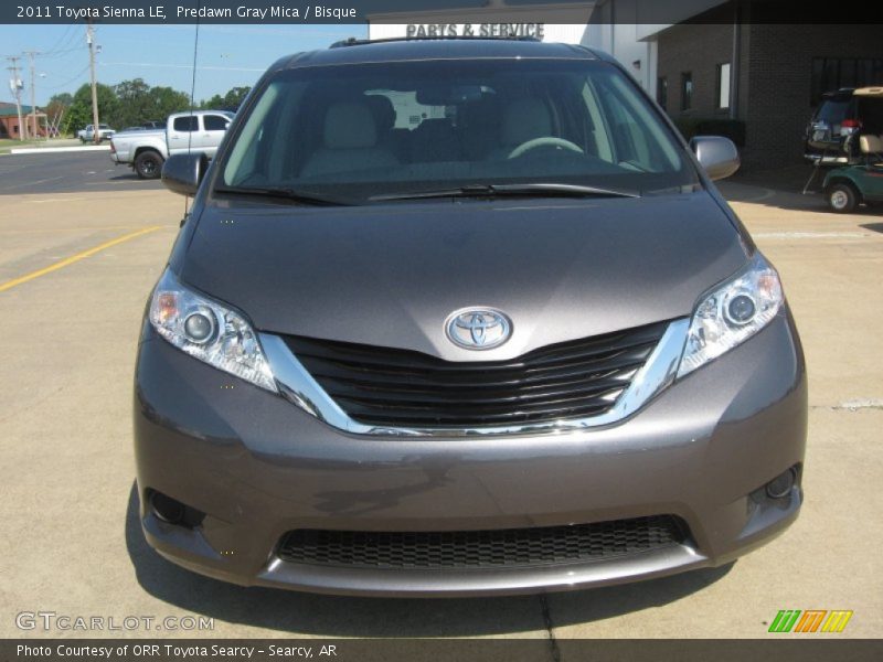 Predawn Gray Mica / Bisque 2011 Toyota Sienna LE