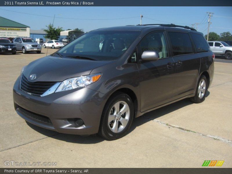 Predawn Gray Mica / Bisque 2011 Toyota Sienna LE