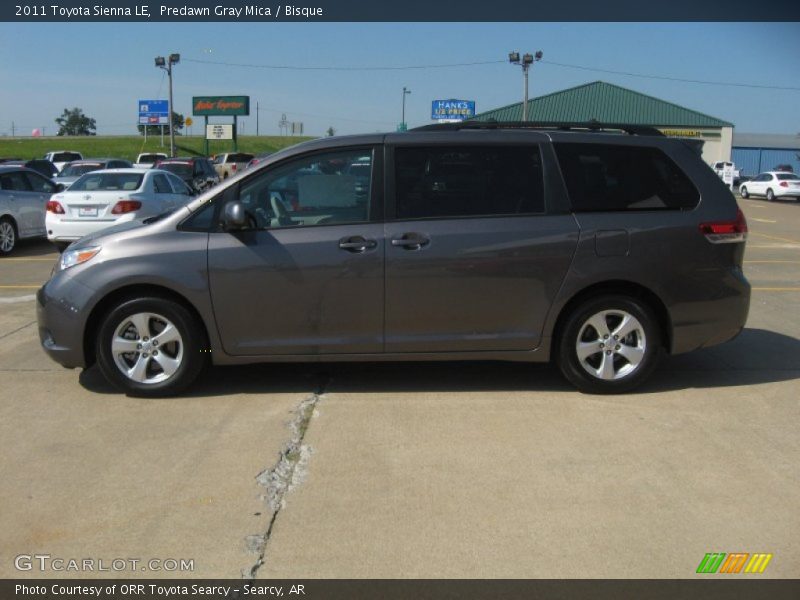 Predawn Gray Mica / Bisque 2011 Toyota Sienna LE