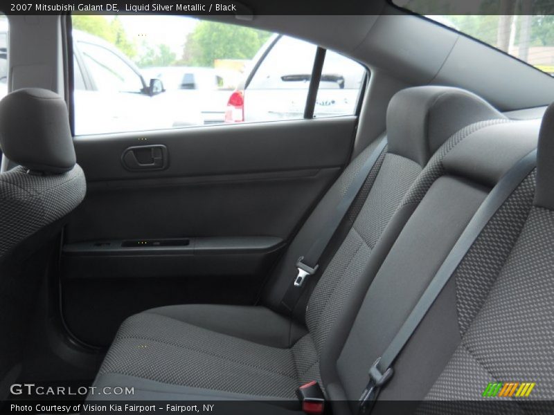 Liquid Silver Metallic / Black 2007 Mitsubishi Galant DE