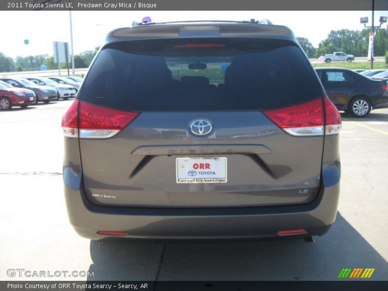 Predawn Gray Mica / Bisque 2011 Toyota Sienna LE