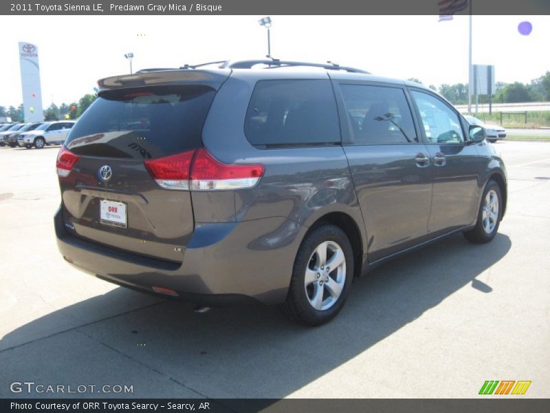 Predawn Gray Mica / Bisque 2011 Toyota Sienna LE