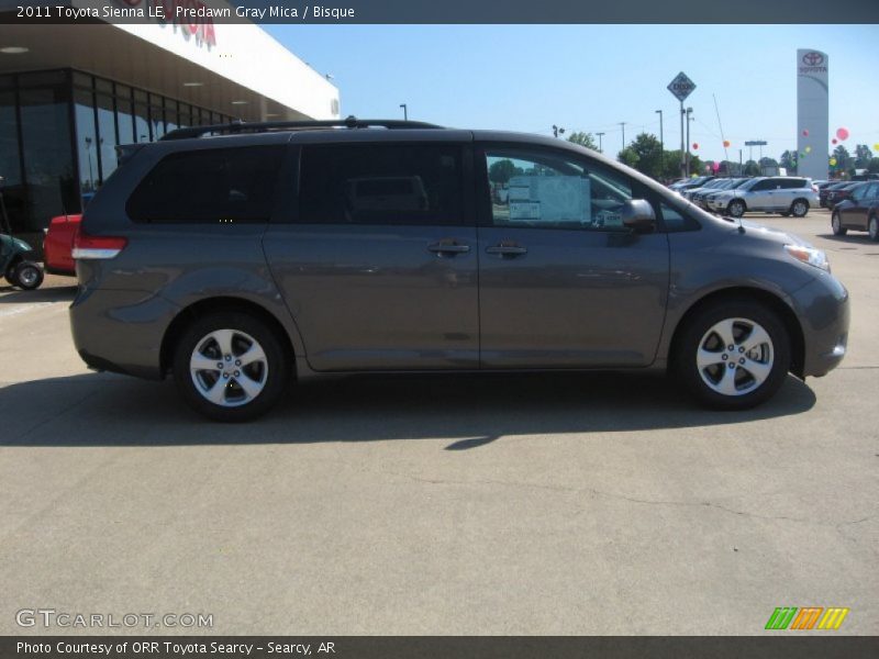 Predawn Gray Mica / Bisque 2011 Toyota Sienna LE