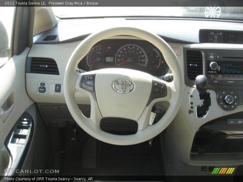 Predawn Gray Mica / Bisque 2011 Toyota Sienna LE