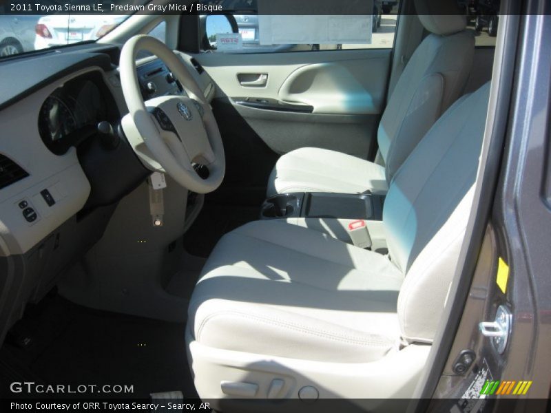 Predawn Gray Mica / Bisque 2011 Toyota Sienna LE