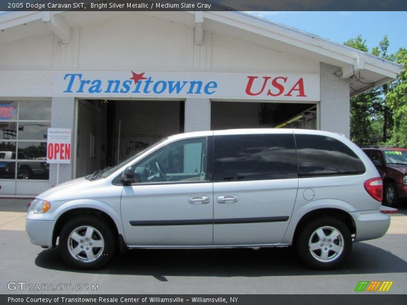 Bright Silver Metallic / Medium Slate Gray 2005 Dodge Caravan SXT