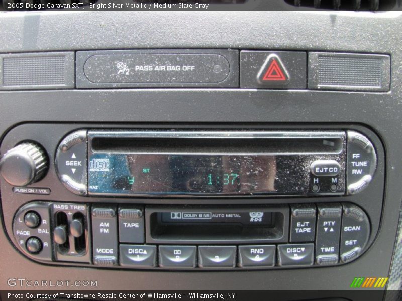Bright Silver Metallic / Medium Slate Gray 2005 Dodge Caravan SXT