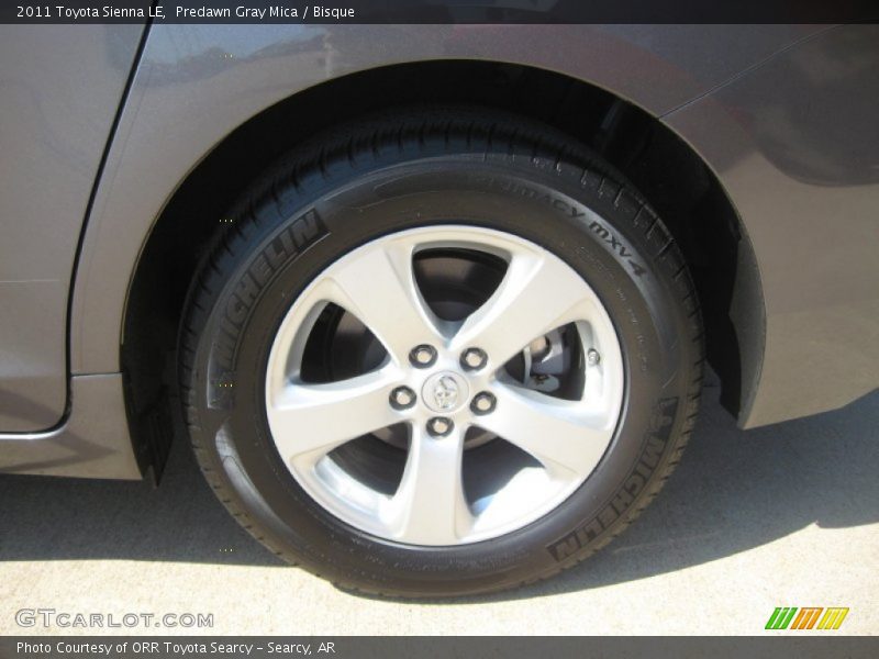 Predawn Gray Mica / Bisque 2011 Toyota Sienna LE