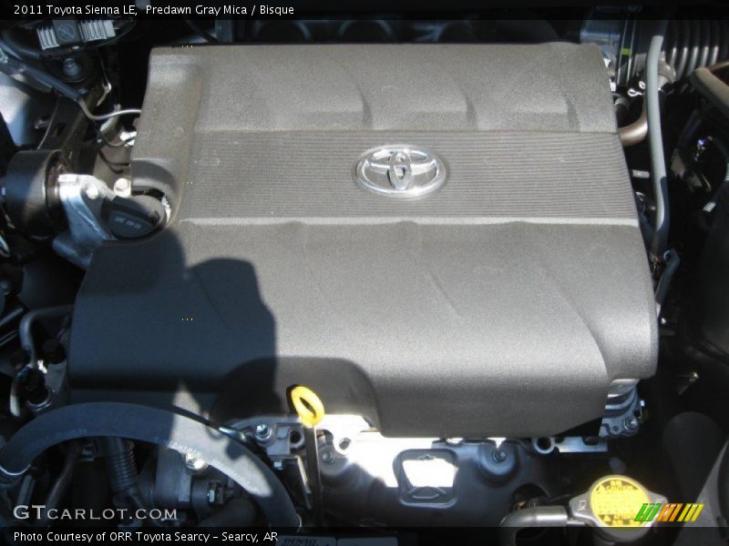 Predawn Gray Mica / Bisque 2011 Toyota Sienna LE