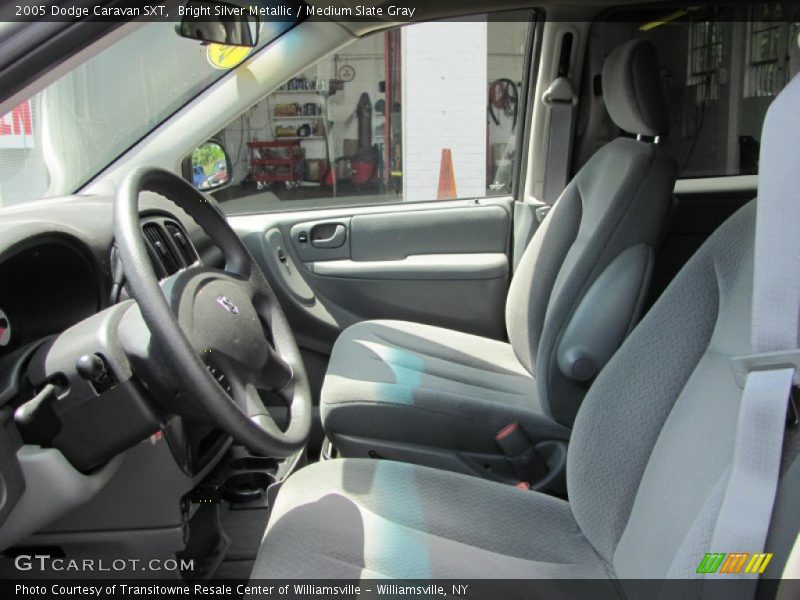 Bright Silver Metallic / Medium Slate Gray 2005 Dodge Caravan SXT