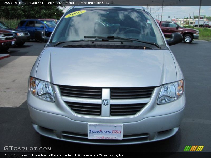 Bright Silver Metallic / Medium Slate Gray 2005 Dodge Caravan SXT