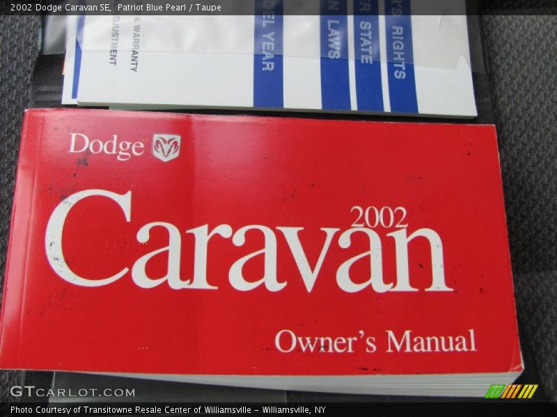 Books/Manuals of 2002 Caravan SE
