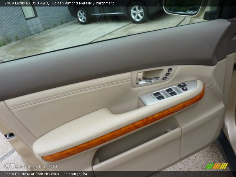 Golden Almond Metallic / Parchment 2009 Lexus RX 350 AWD