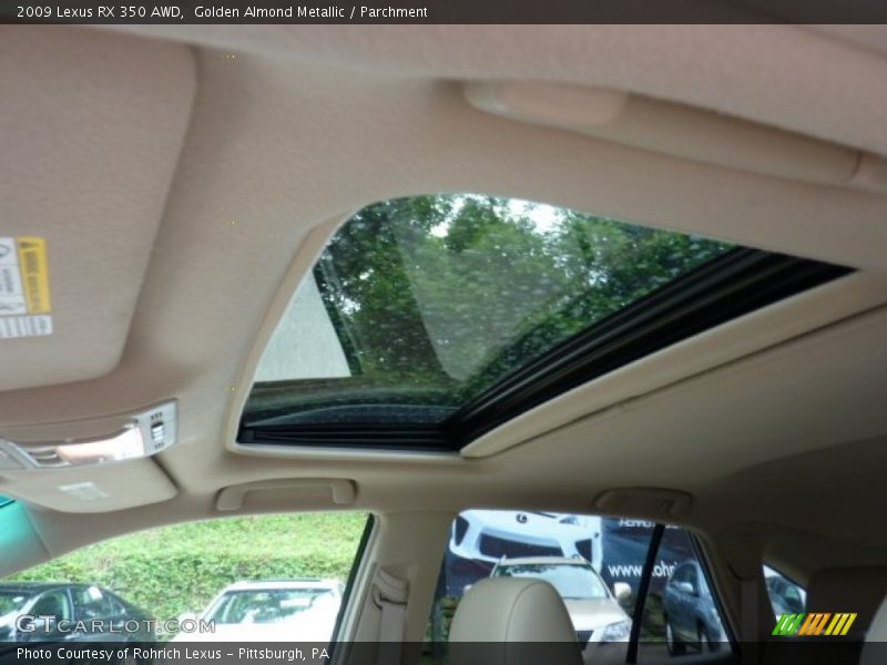 Golden Almond Metallic / Parchment 2009 Lexus RX 350 AWD