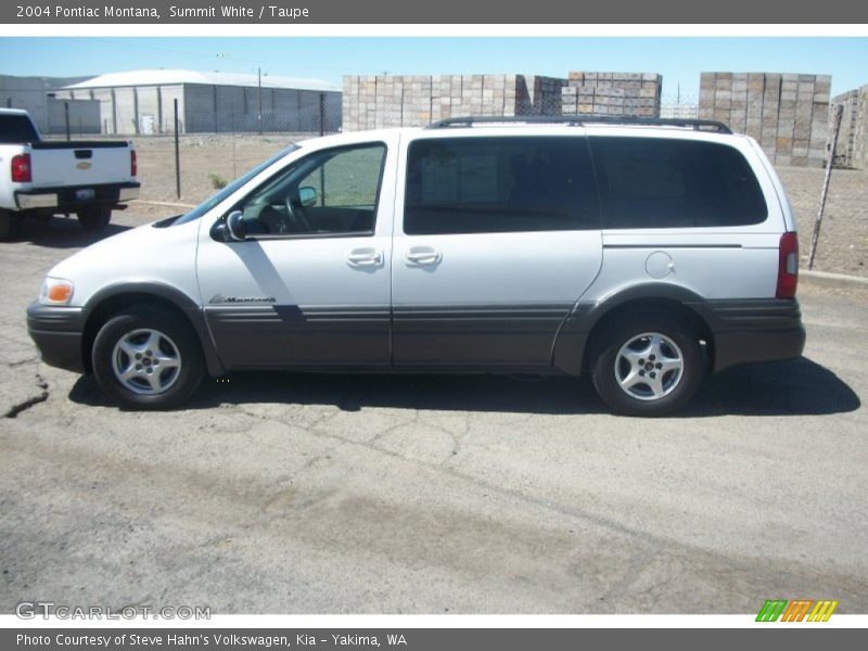 Summit White / Taupe 2004 Pontiac Montana
