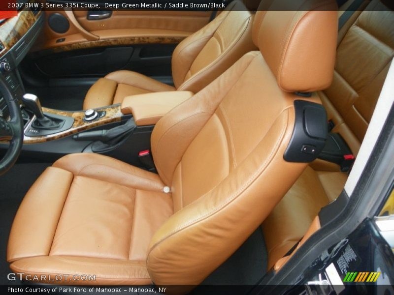  2007 3 Series 335i Coupe Saddle Brown/Black Interior
