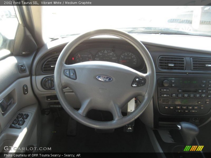 Vibrant White / Medium Graphite 2002 Ford Taurus SEL