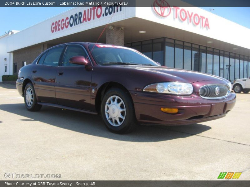 Cabernet Red Metallic / Medium Gray 2004 Buick LeSabre Custom