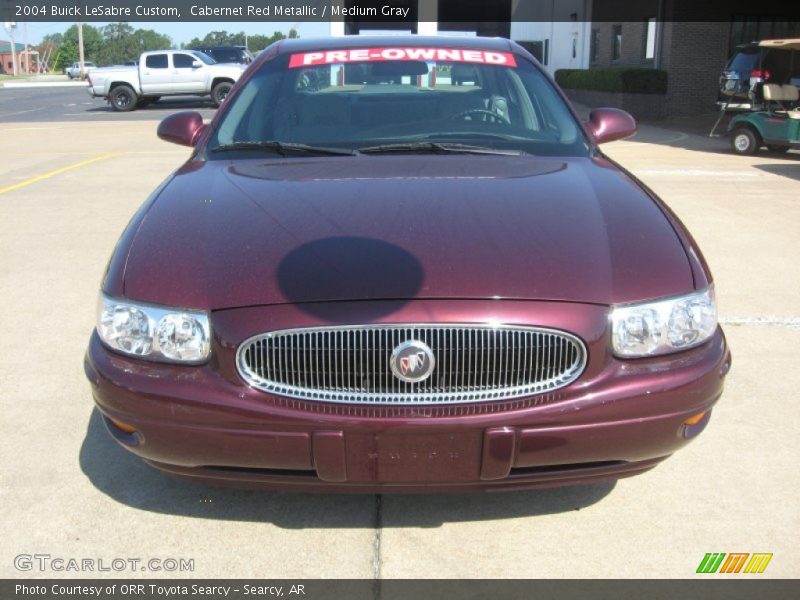 Cabernet Red Metallic / Medium Gray 2004 Buick LeSabre Custom