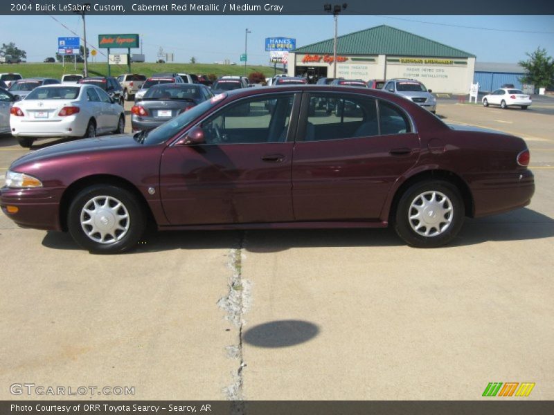 Cabernet Red Metallic / Medium Gray 2004 Buick LeSabre Custom