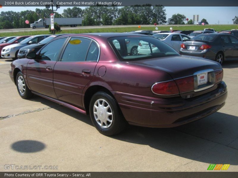 Cabernet Red Metallic / Medium Gray 2004 Buick LeSabre Custom