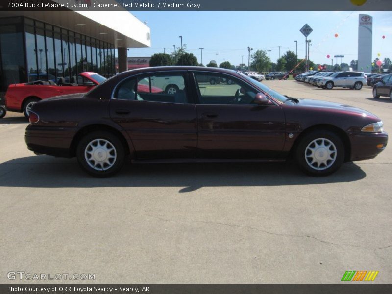 Cabernet Red Metallic / Medium Gray 2004 Buick LeSabre Custom