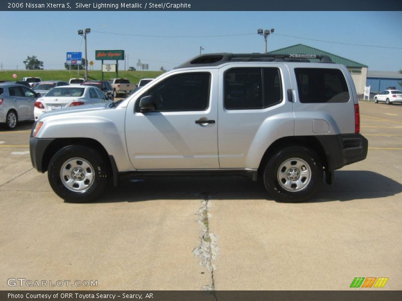 Silver Lightning Metallic / Steel/Graphite 2006 Nissan Xterra S
