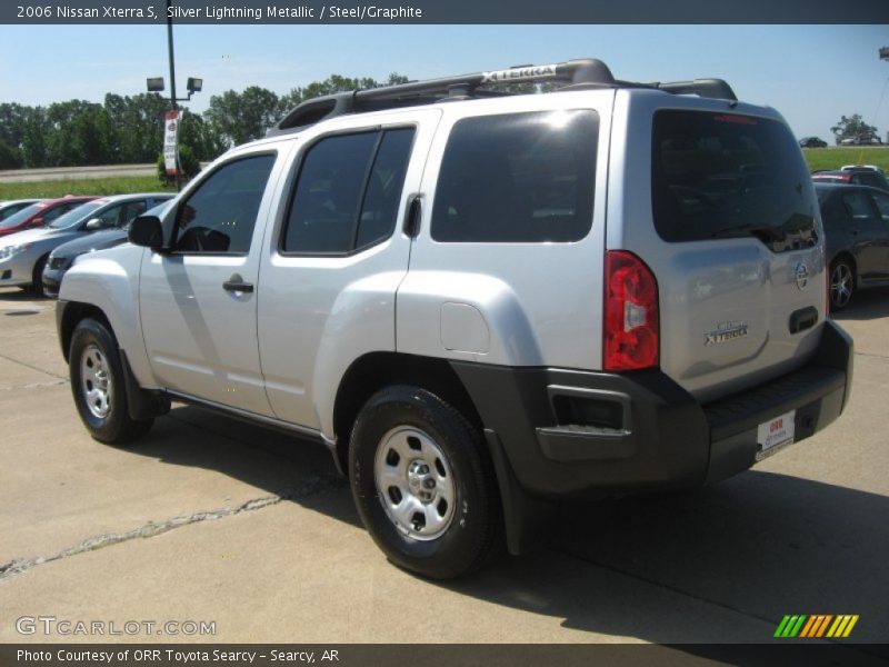 Silver Lightning Metallic / Steel/Graphite 2006 Nissan Xterra S