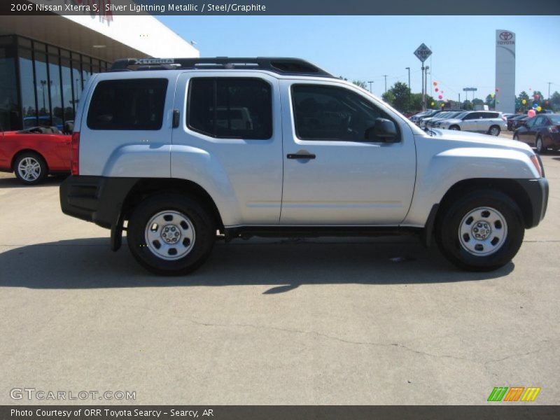 Silver Lightning Metallic / Steel/Graphite 2006 Nissan Xterra S