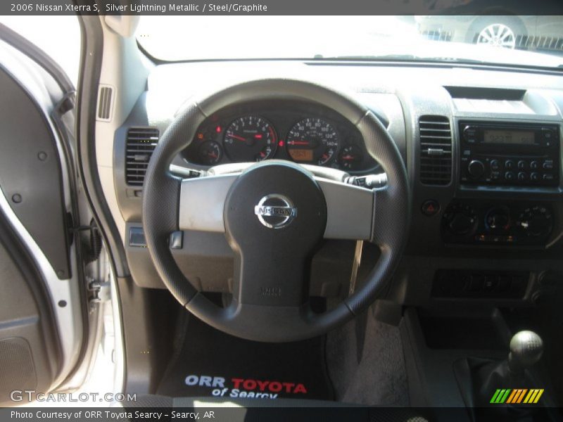 Silver Lightning Metallic / Steel/Graphite 2006 Nissan Xterra S