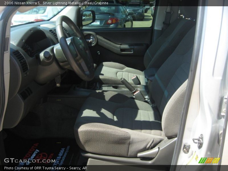 Silver Lightning Metallic / Steel/Graphite 2006 Nissan Xterra S