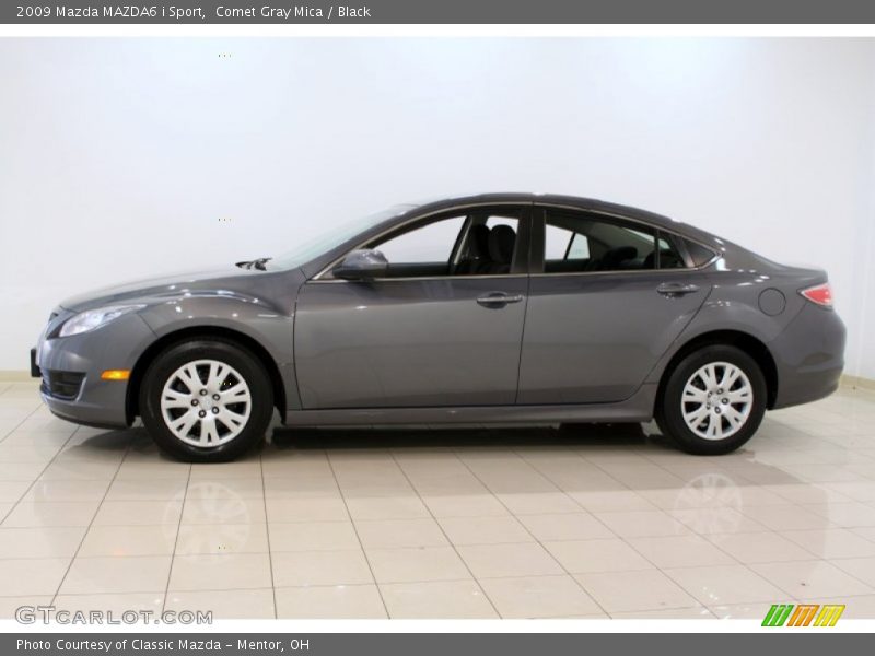 Comet Gray Mica / Black 2009 Mazda MAZDA6 i Sport