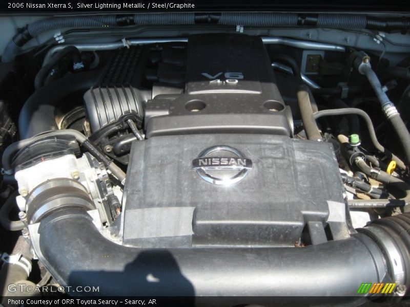 Silver Lightning Metallic / Steel/Graphite 2006 Nissan Xterra S