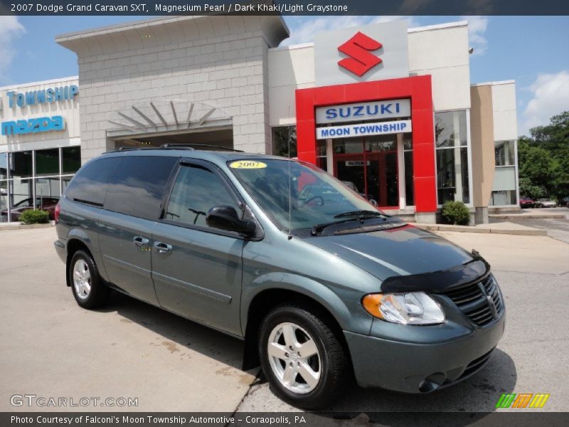 Magnesium Pearl / Dark Khaki/Light Graystone 2007 Dodge Grand Caravan SXT