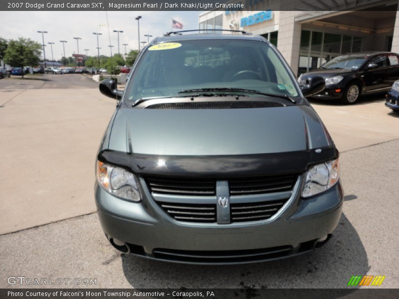 Magnesium Pearl / Dark Khaki/Light Graystone 2007 Dodge Grand Caravan SXT