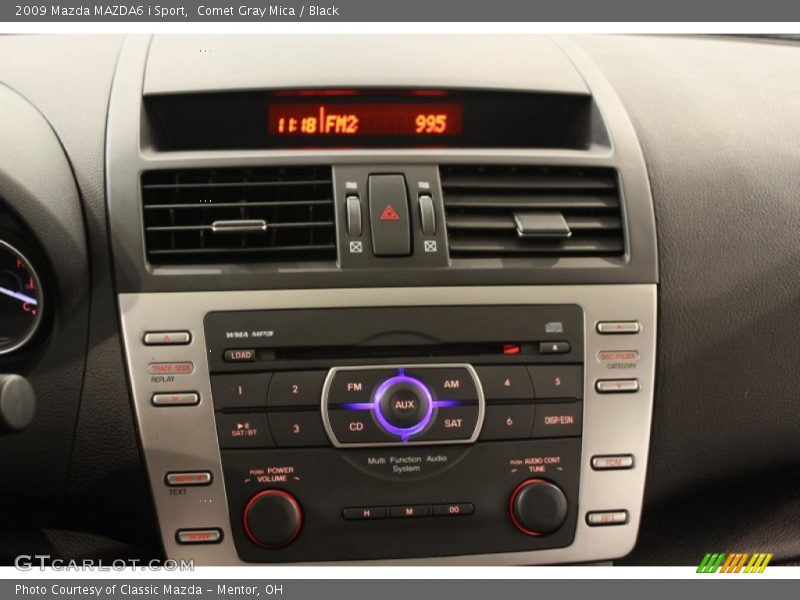 Comet Gray Mica / Black 2009 Mazda MAZDA6 i Sport