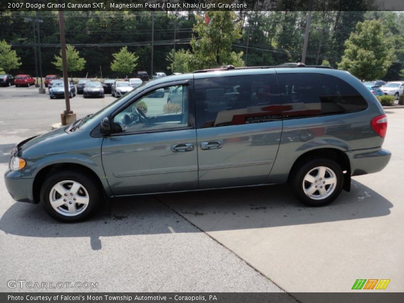 Magnesium Pearl / Dark Khaki/Light Graystone 2007 Dodge Grand Caravan SXT