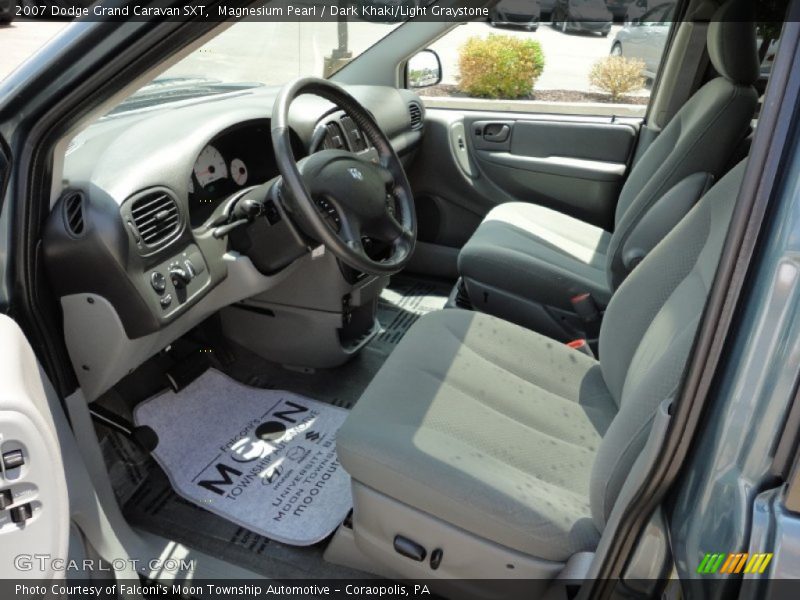 Magnesium Pearl / Dark Khaki/Light Graystone 2007 Dodge Grand Caravan SXT