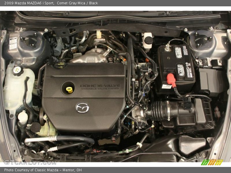 Comet Gray Mica / Black 2009 Mazda MAZDA6 i Sport