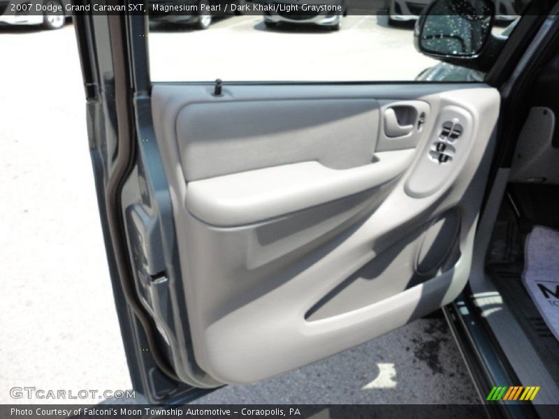 Magnesium Pearl / Dark Khaki/Light Graystone 2007 Dodge Grand Caravan SXT